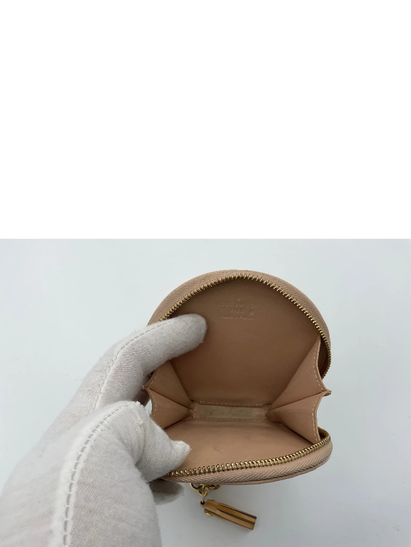 LOUIS VUITTON Micro Boite Chapeau Patent Patchwork LV Bird Coin Purse