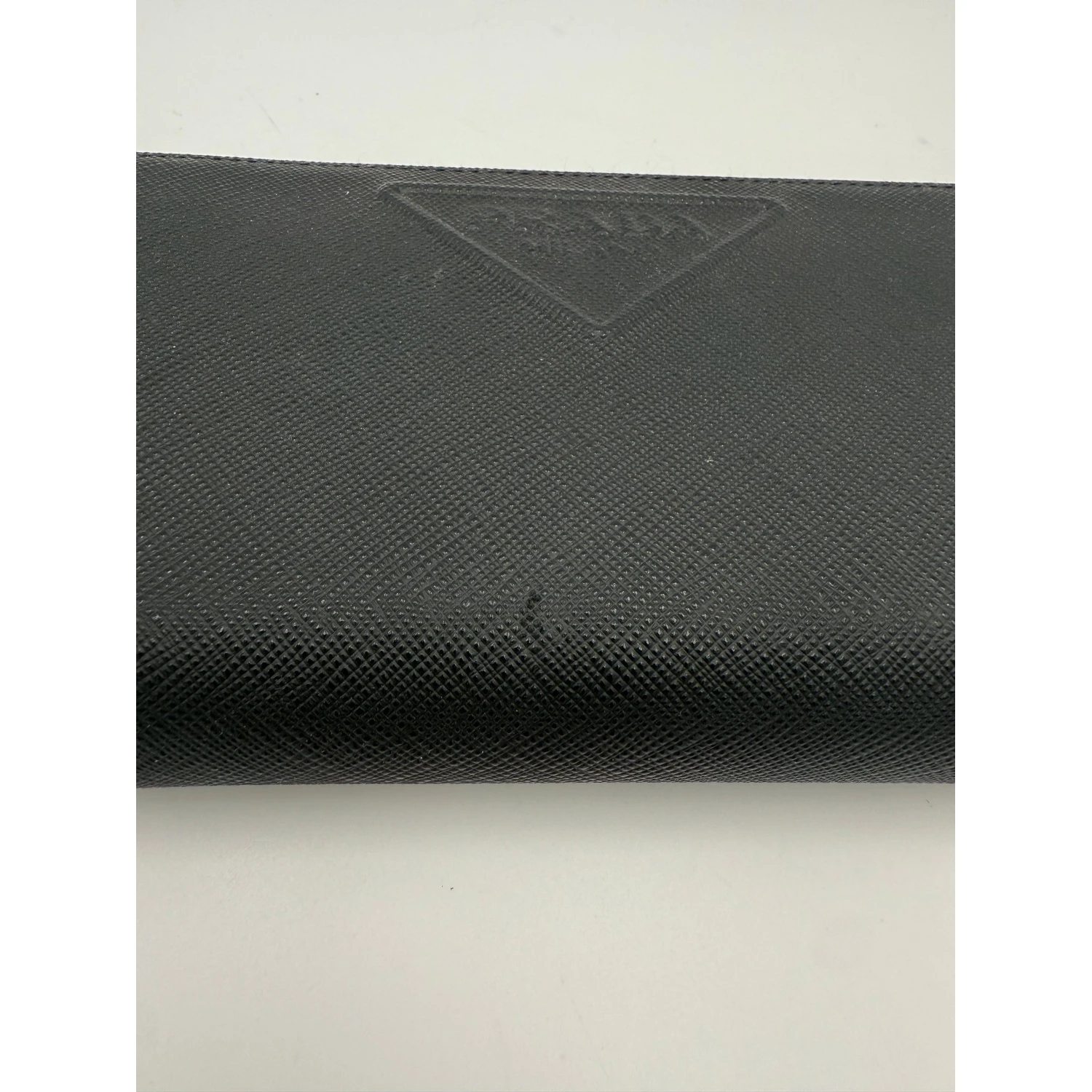 PRADA Zip in Saffiano Leather Wallet
