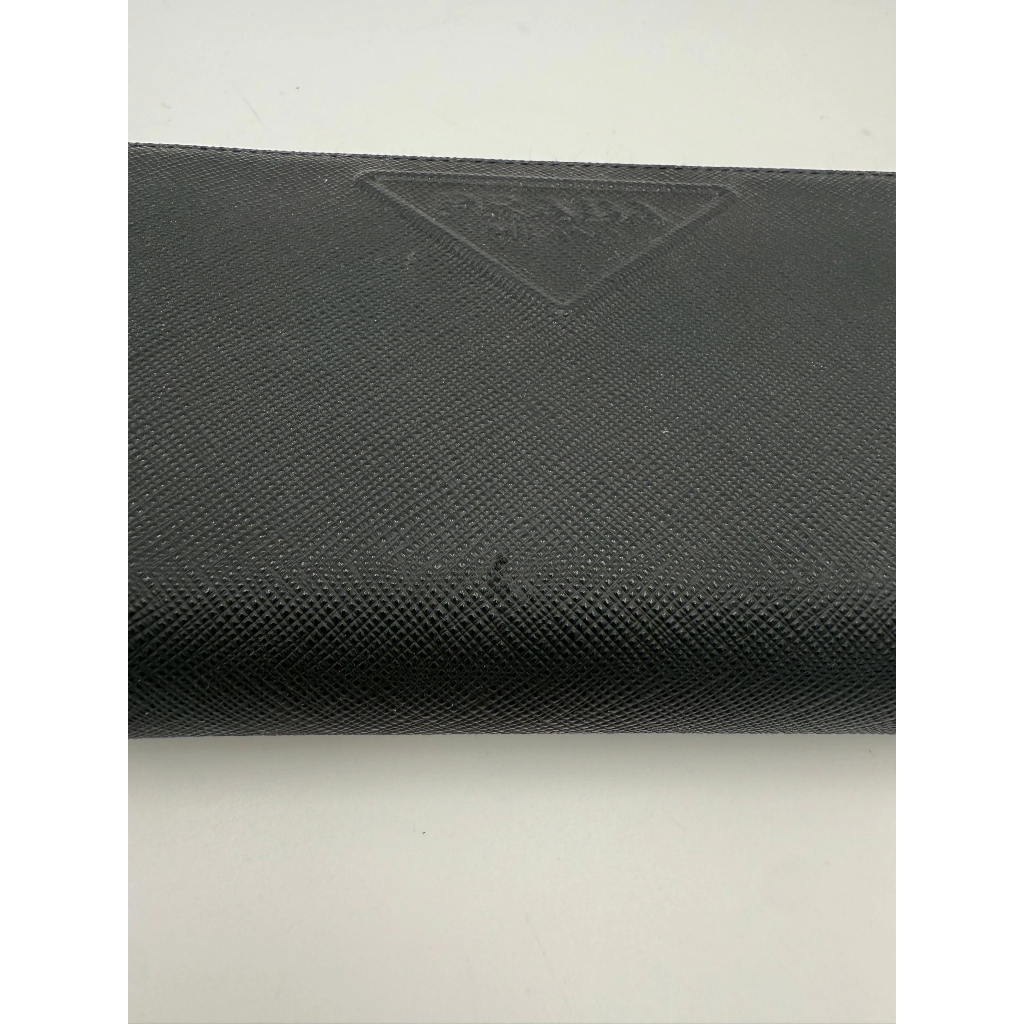 PRADA Zip in Saffiano Leather Wallet