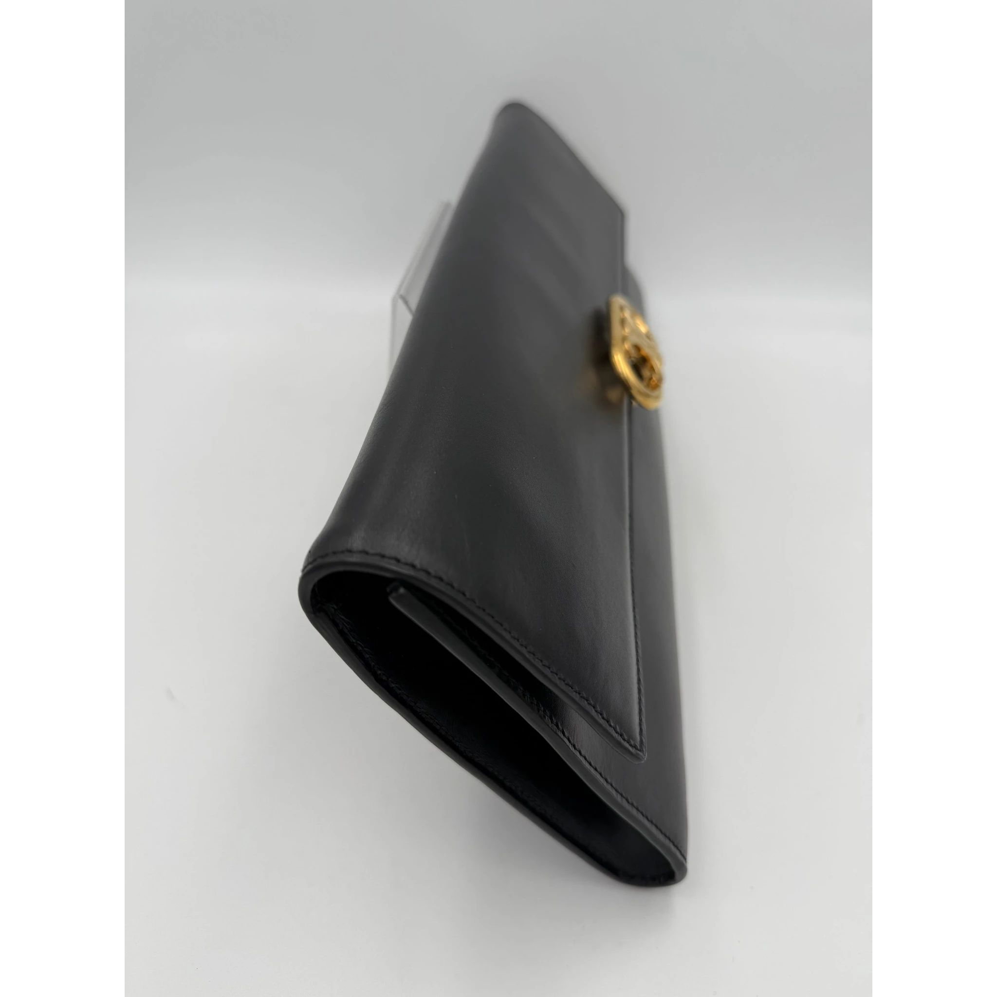 CELINE TRIOMPHE Black Clutch