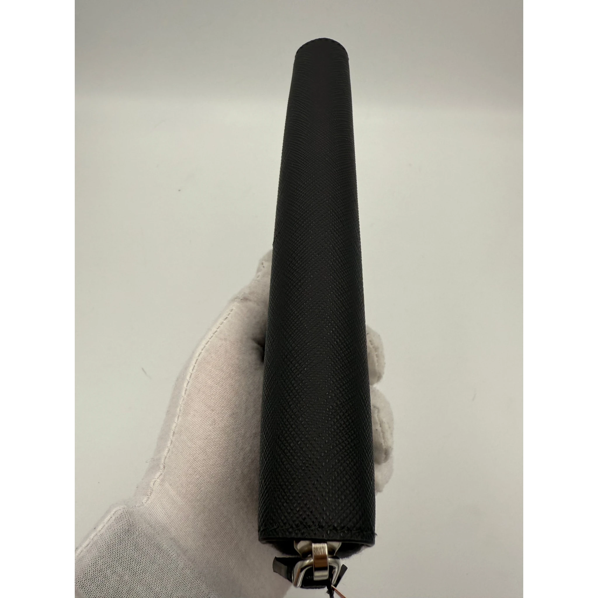 PRADA Zip in Saffiano Leather Wallet