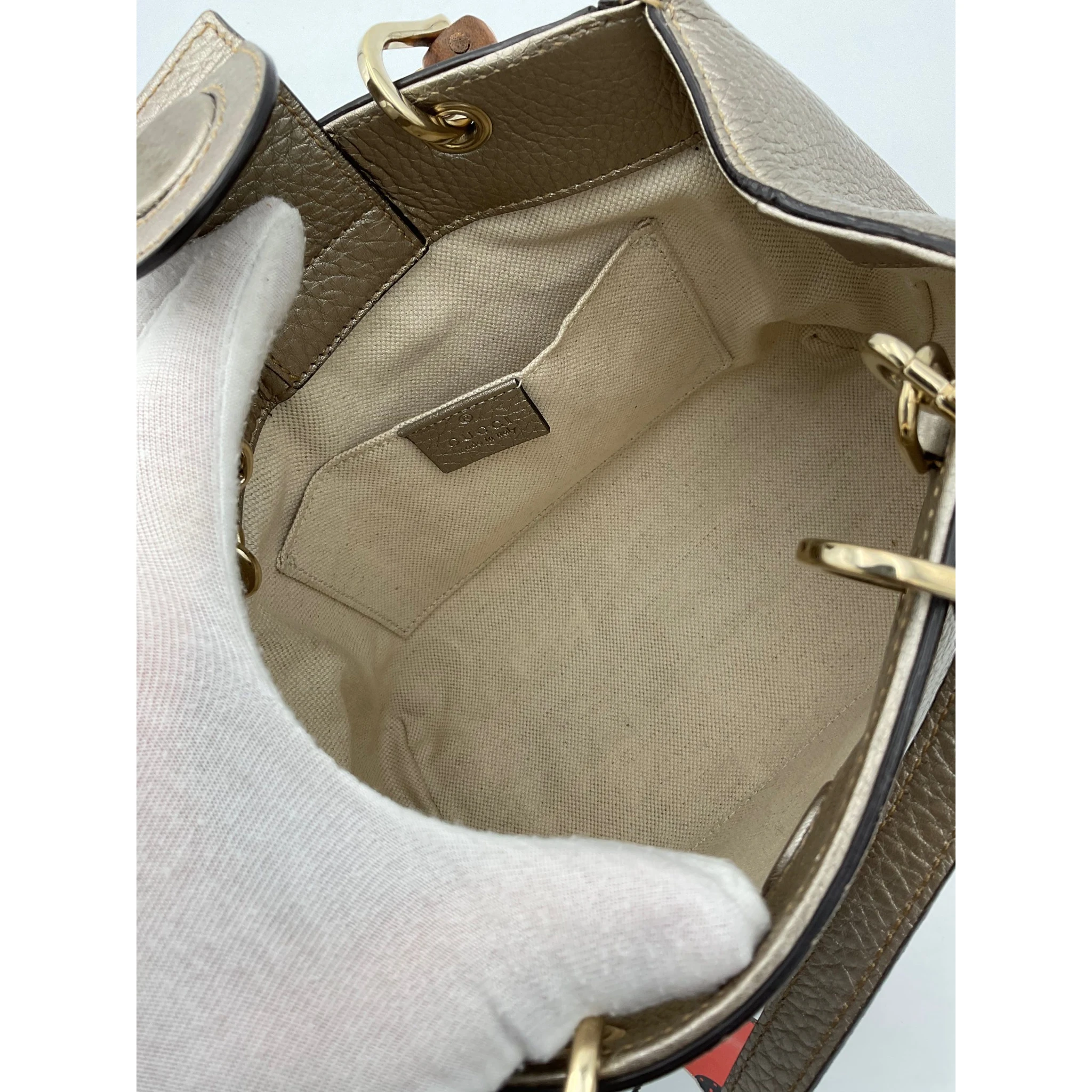 GUCCI Bamboo Mini Shopping Bag