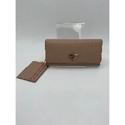 PRADA Powder Saffiano with Card Holder Wallet