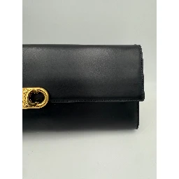 CELINE TRIOMPHE Black Clutch