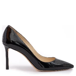 Black Patent Leather Romy 85 Pumps