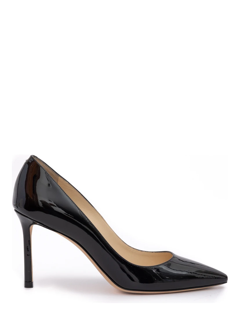 Black Patent Leather Romy 85 Pumps