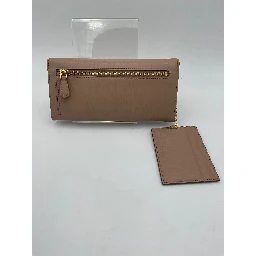 PRADA Powder Saffiano with Card Holder Wallet