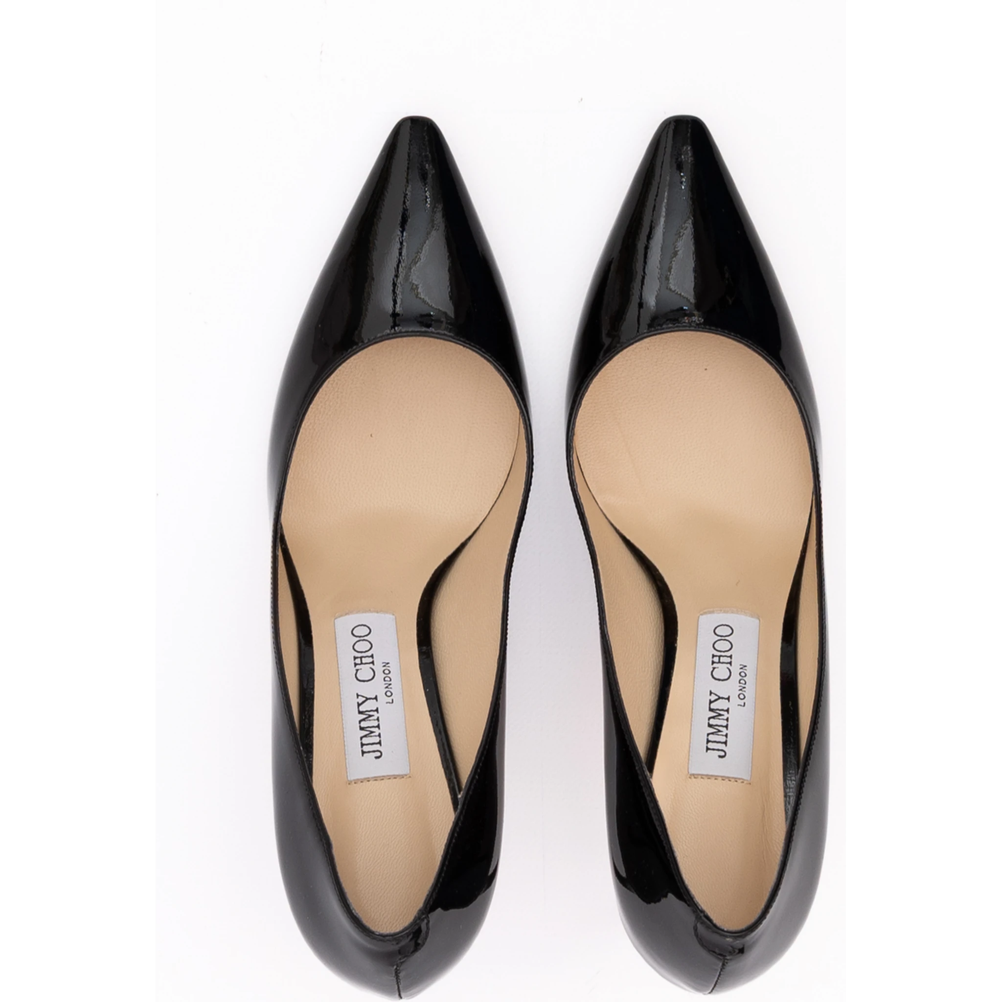 Black Patent Leather Romy 85 Pumps
