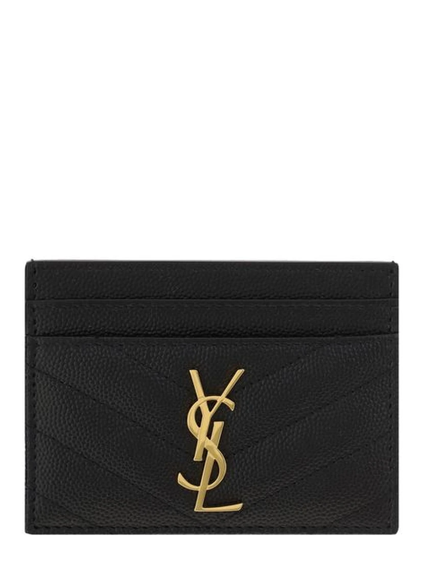 Black Calf Leather Bos Taurus Cardholder