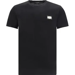 Black Cotton T-Shirt