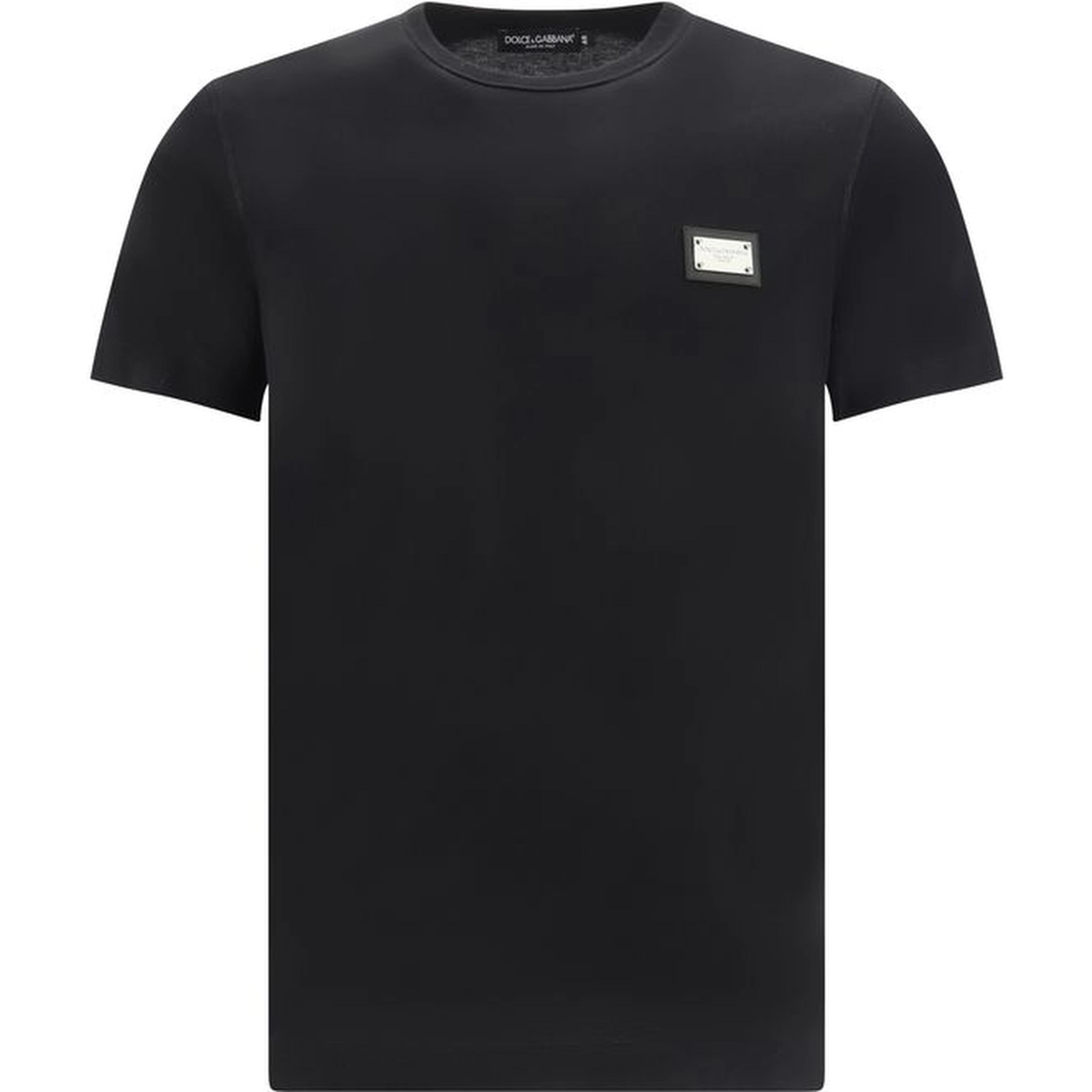 Black Cotton T-Shirt