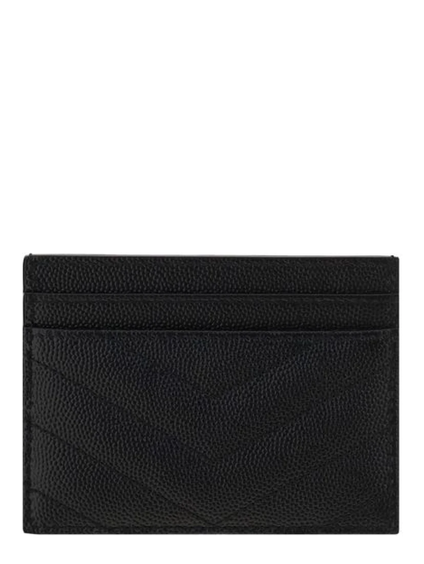 Black Calf Leather Bos Taurus Cardholder