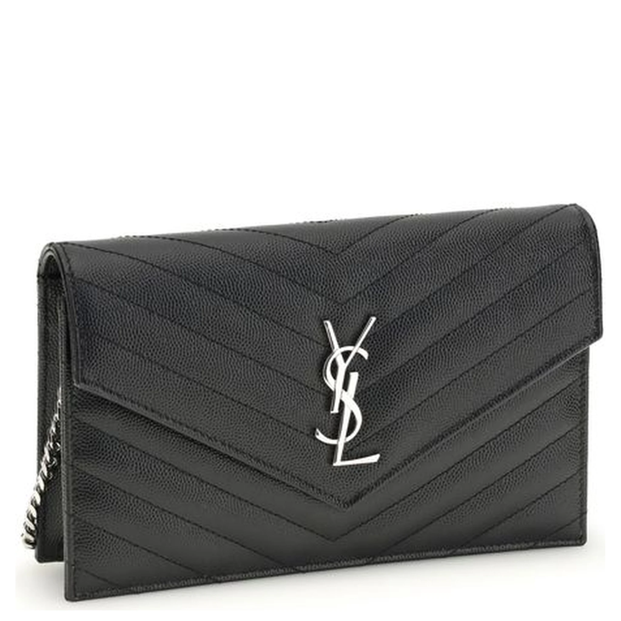 محفظة بوس توروس من جلد العجل الأسود