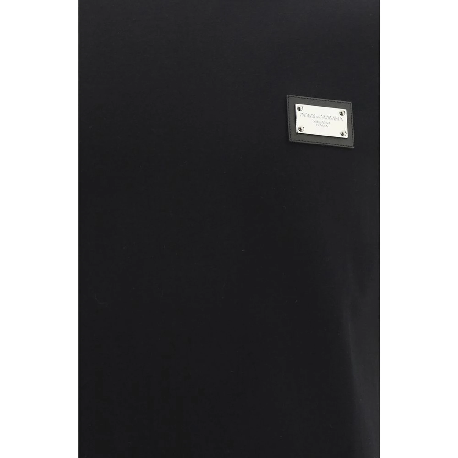 Black Cotton T-Shirt