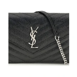 محفظة بوس توروس من جلد العجل الأسود