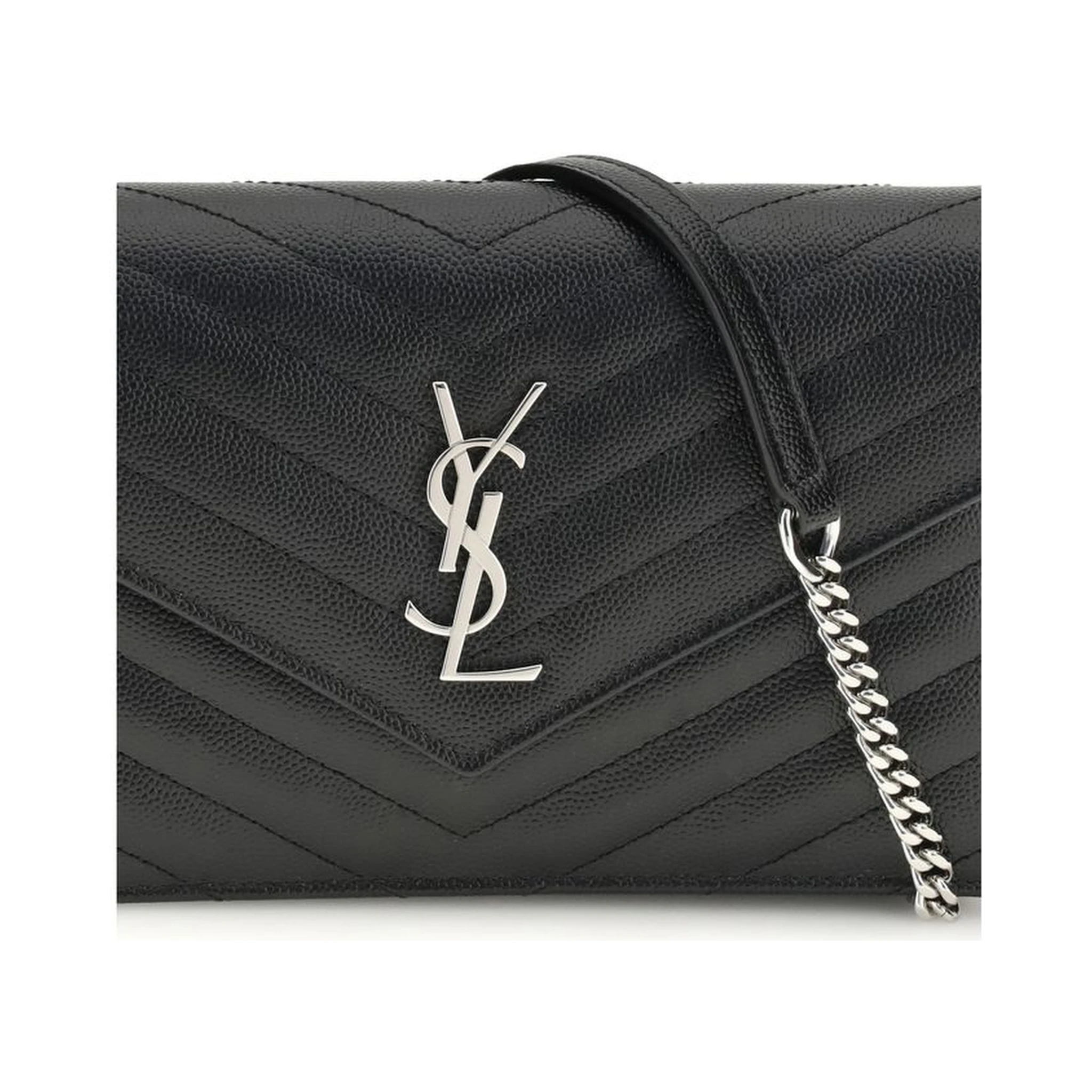 محفظة بوس توروس من جلد العجل الأسود