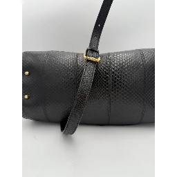 DOLCE & GABBANA Sicily Python and Macramé Handbag