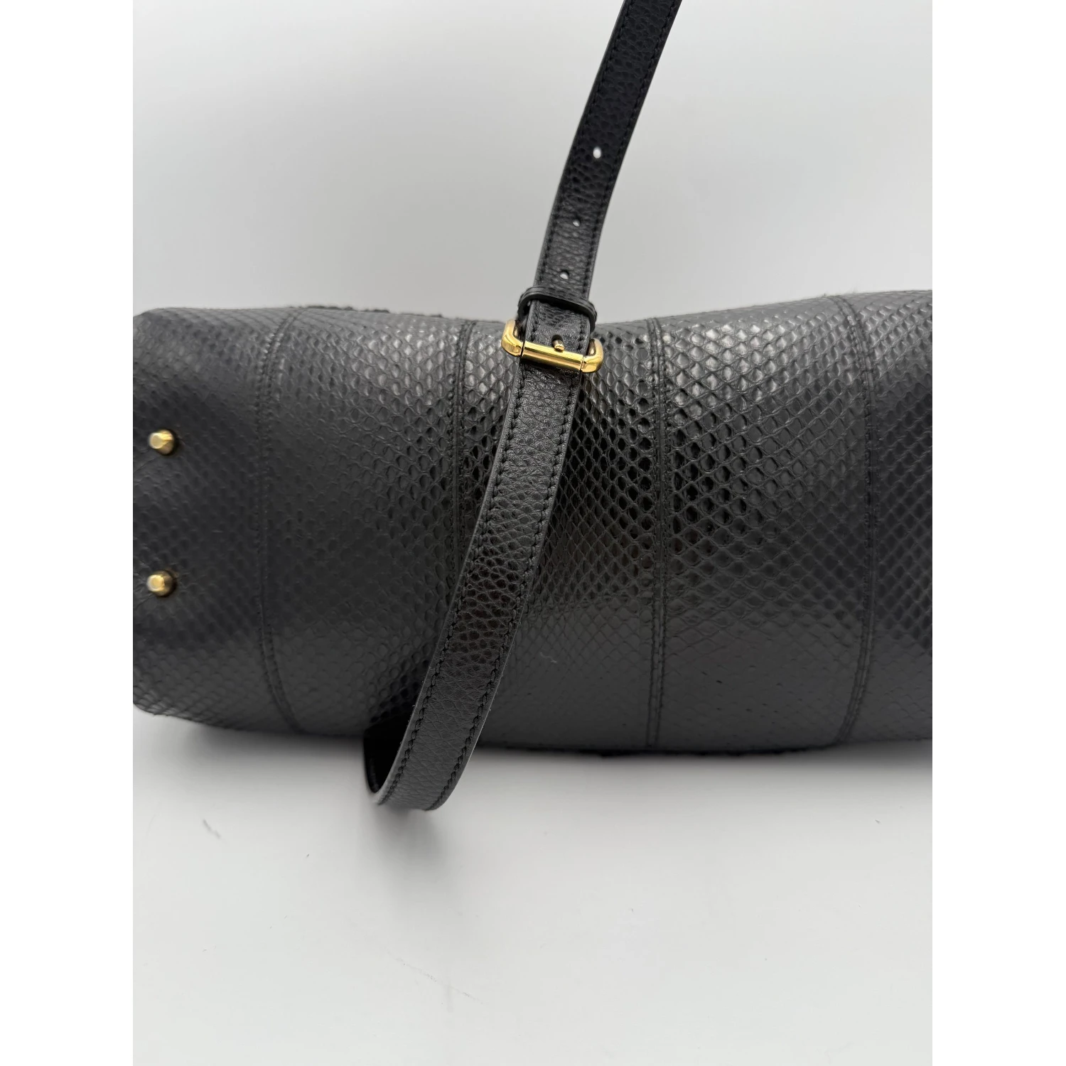 DOLCE & GABBANA Sicily Python and Macramé Handbag