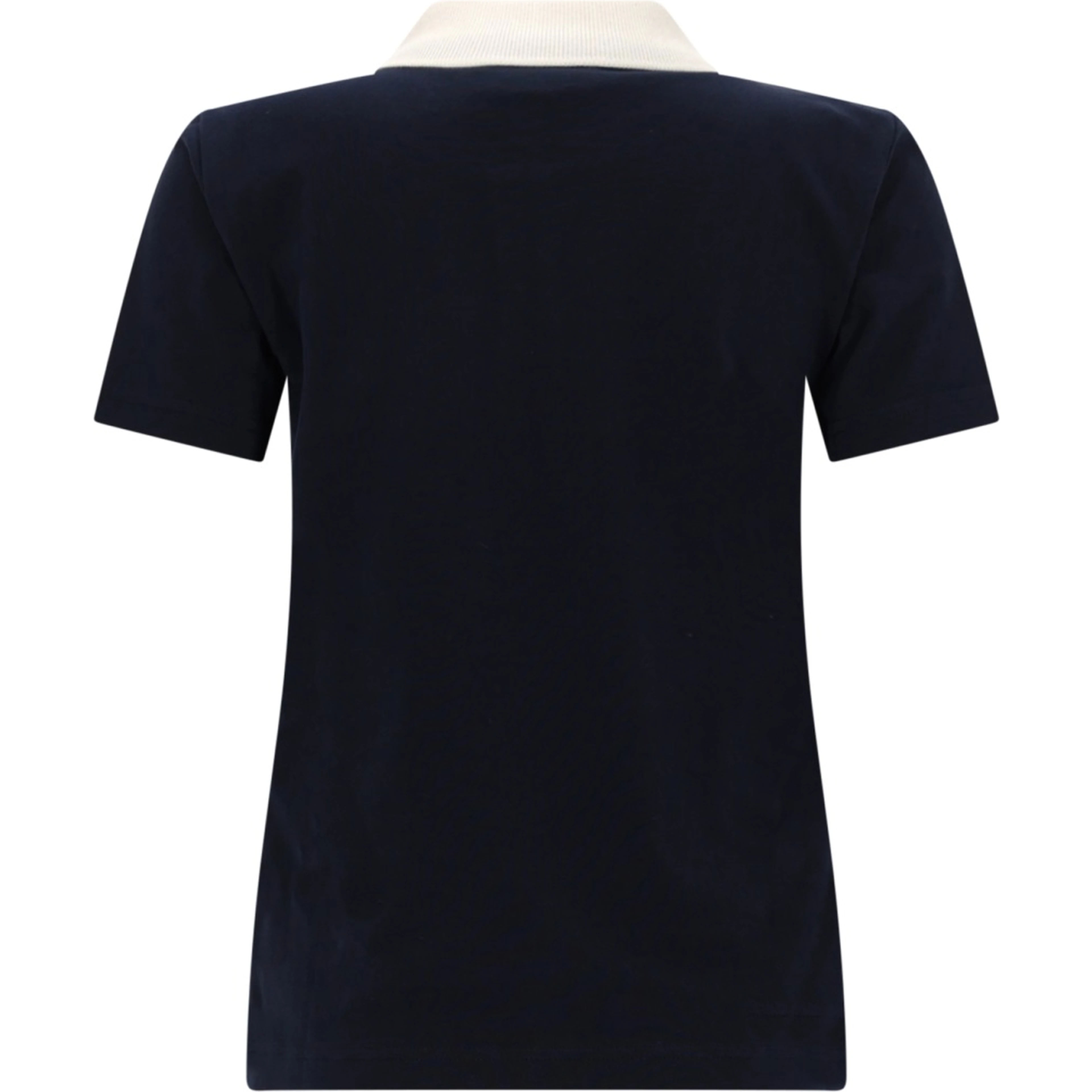POLO SHIRT WITH LOGO AND CONTRASTING COLLAR