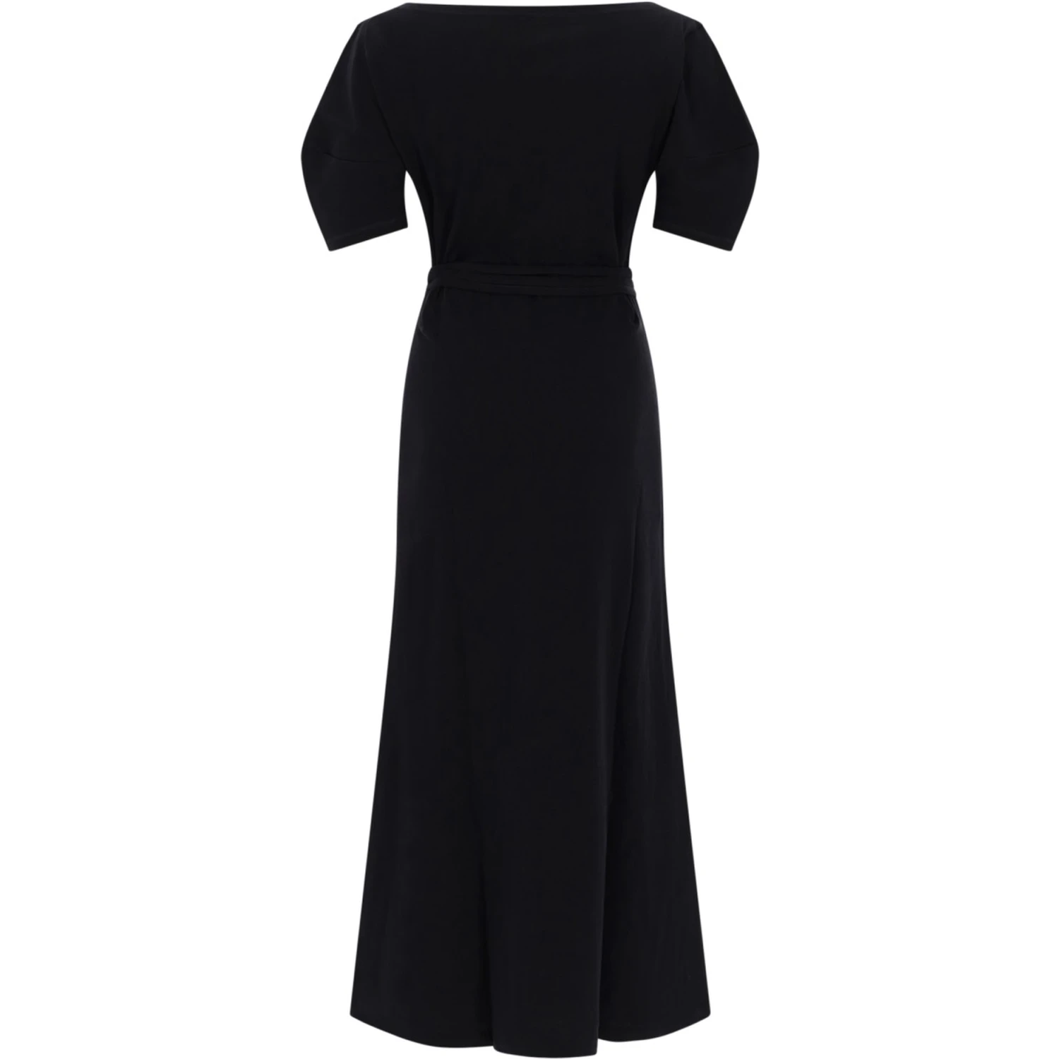 COTTON AND LINEN MIDI DRESS