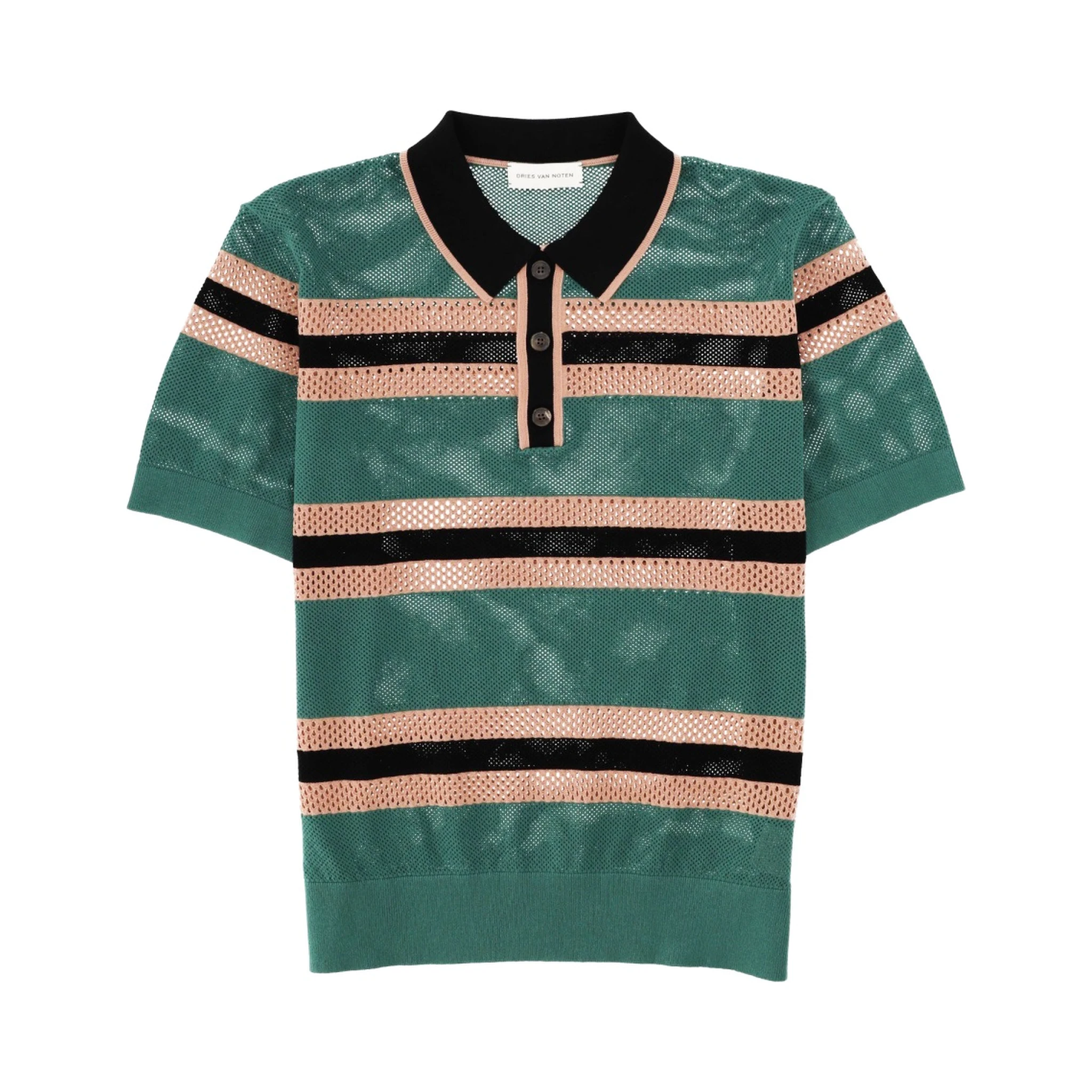 POLO "MERCY STRIPE" TRAFORATA