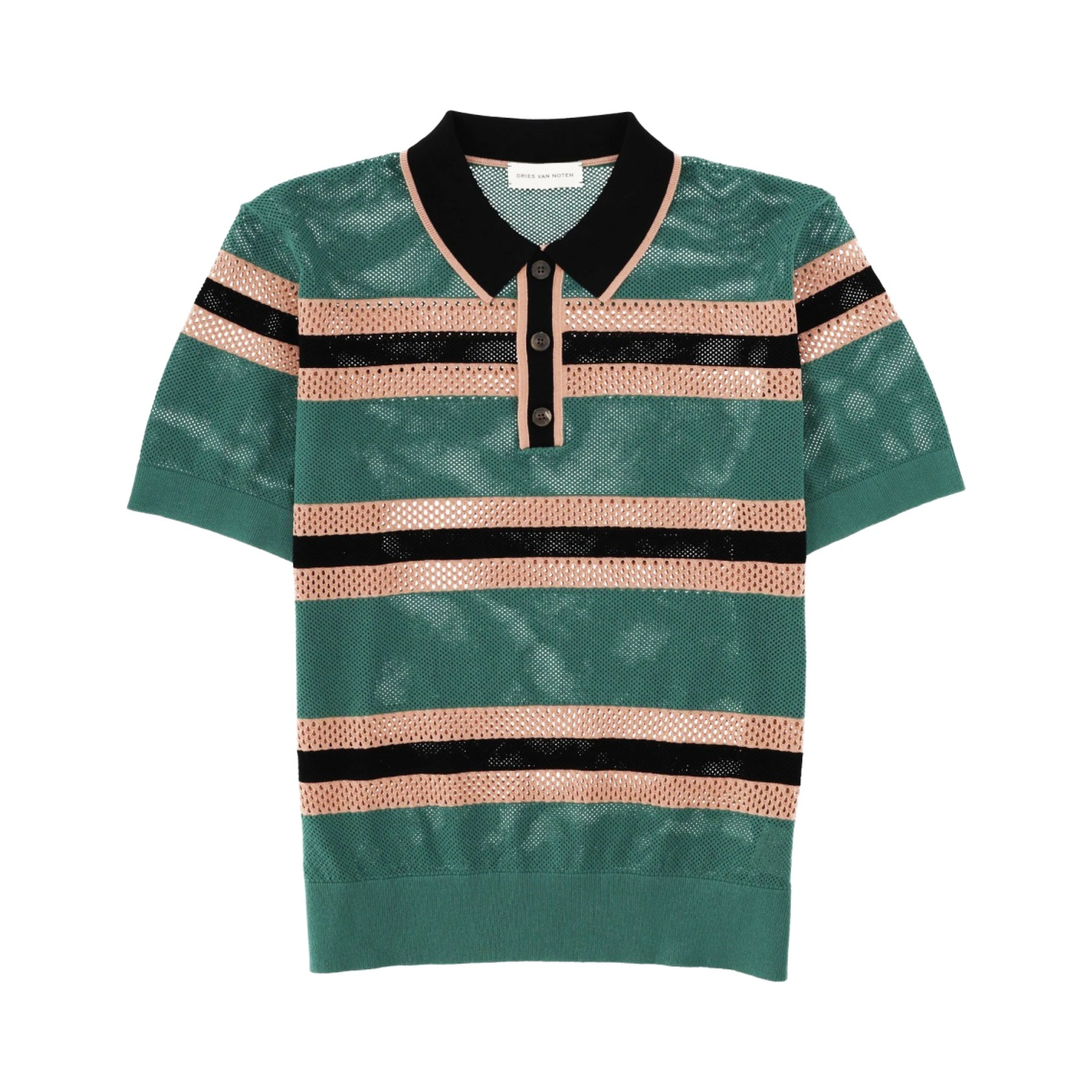 POLO "MERCY STRIPE" TRAFORATA