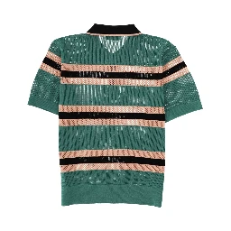 POLO "MERCY STRIPE" TRAFORATA