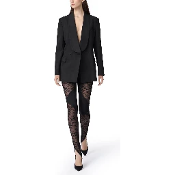 PATCHWORK LEGGINGS WITH LACE INSERTS