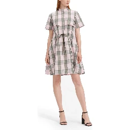 COTTON "CHECK" DRESS