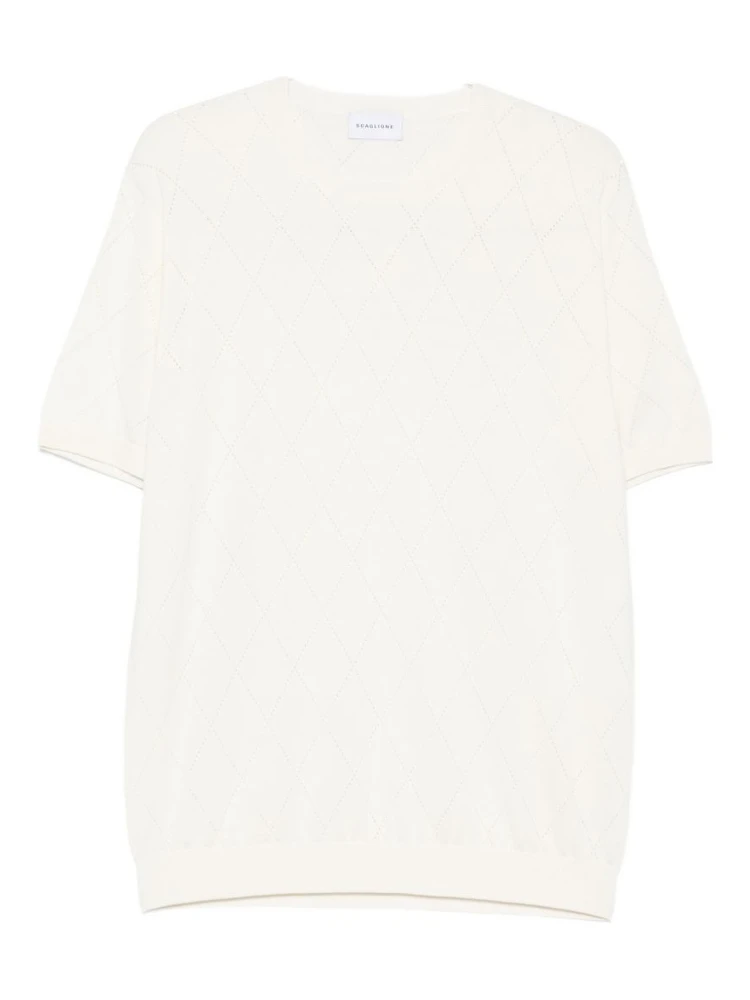 SCAGLIONE T-shirts and Polos White
