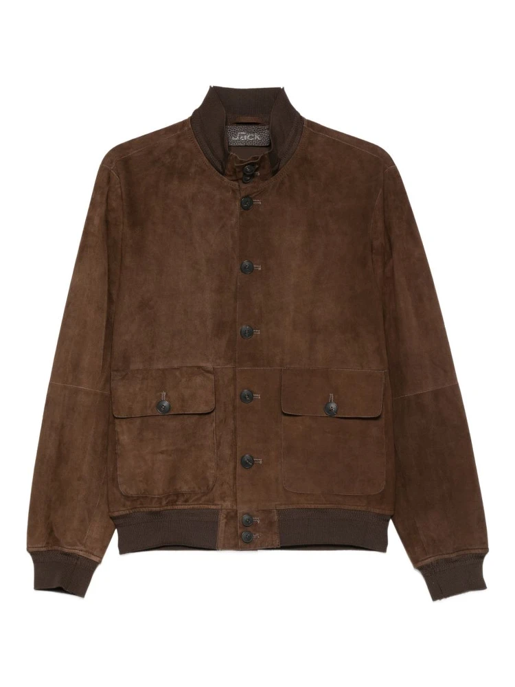 THE JACK AND JACKIE LEATHERS Jackets Brown