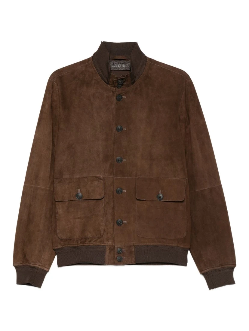THE JACK AND JACKIE LEATHERS Jackets Brown