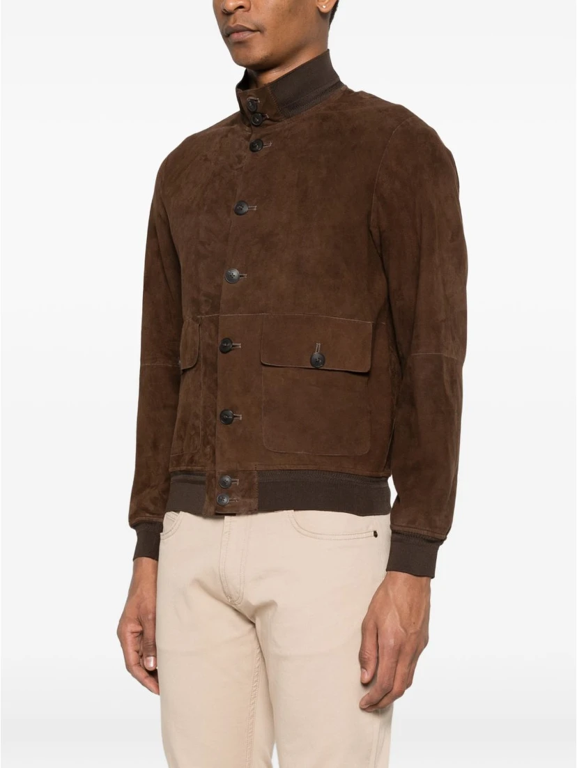 THE JACK AND JACKIE LEATHERS Jackets Brown