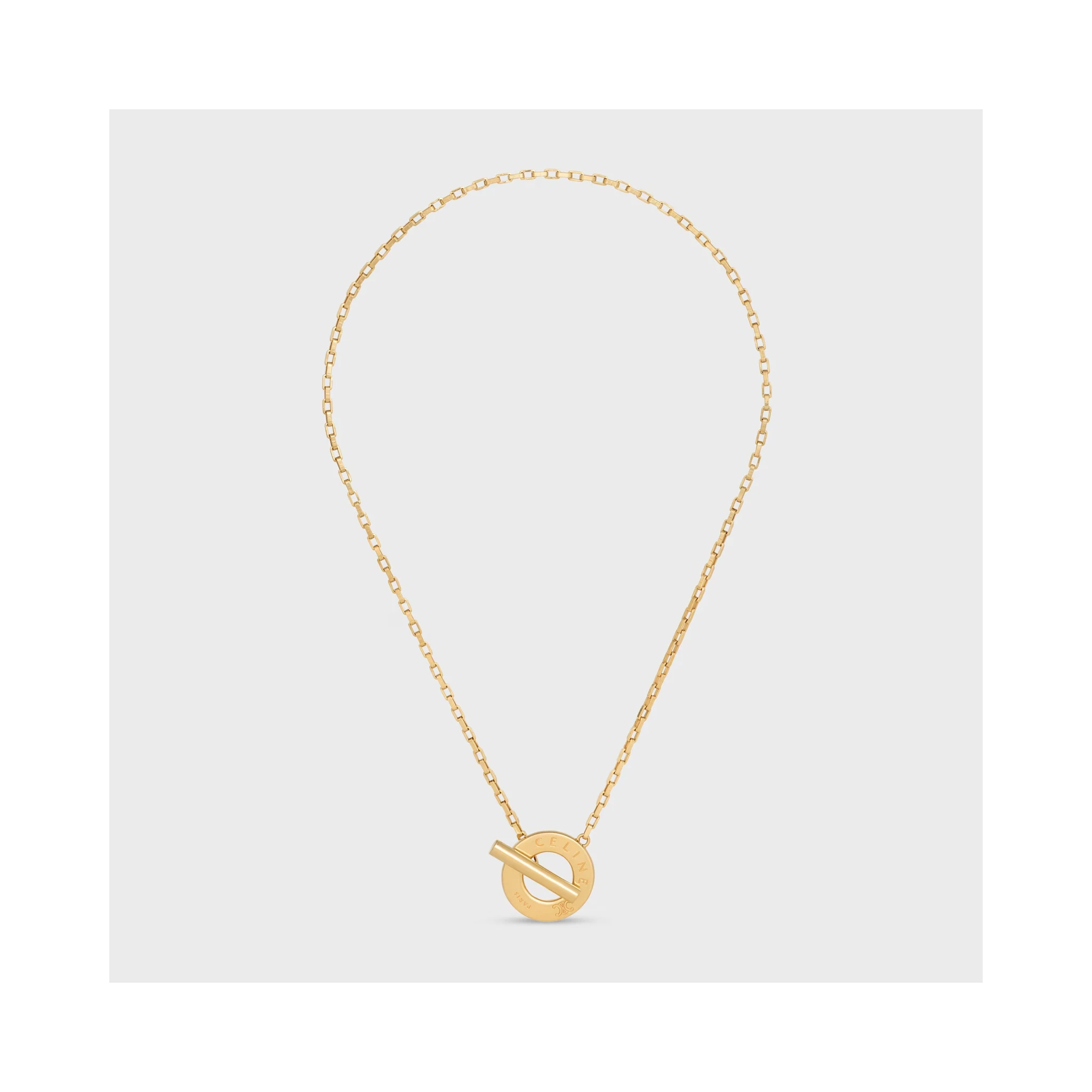 "Celine Disc" necklace