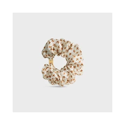 Triomphe silk scrunchy