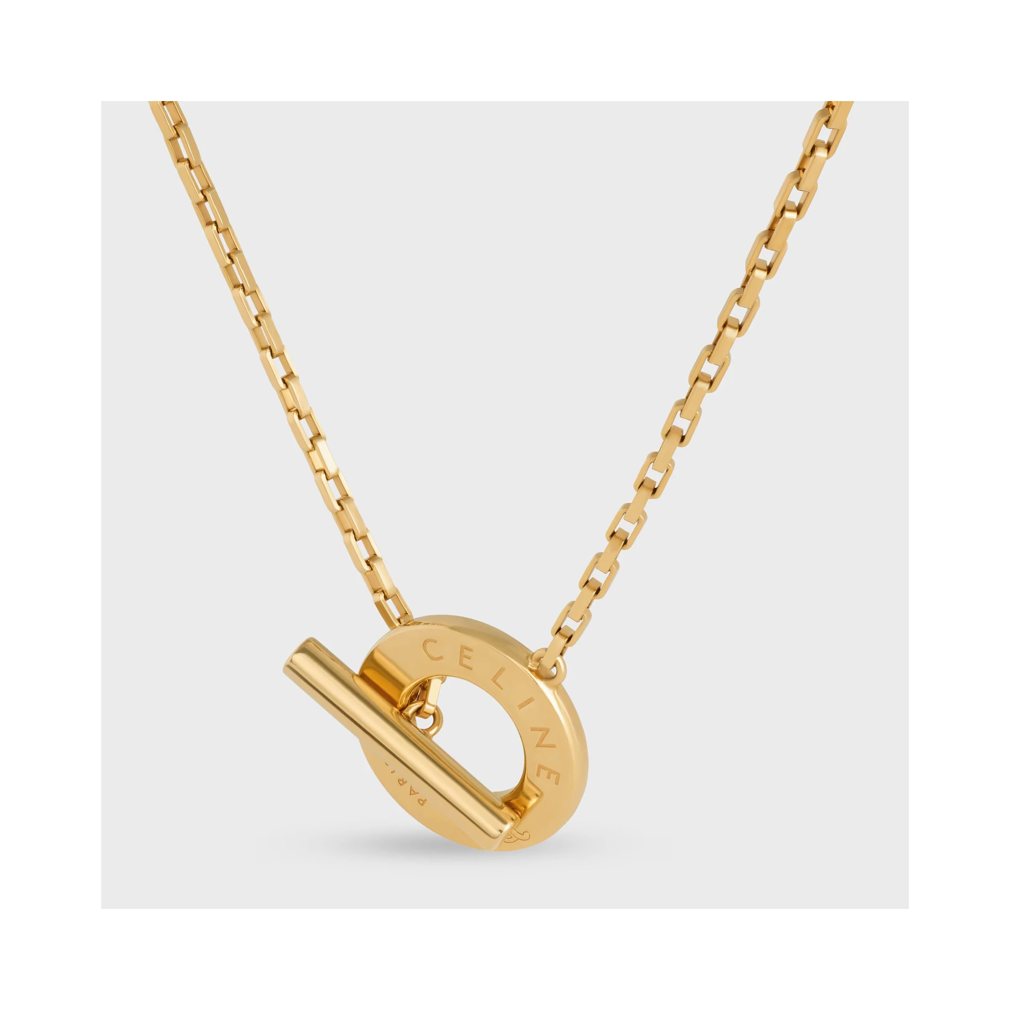 "Celine Disc" necklace