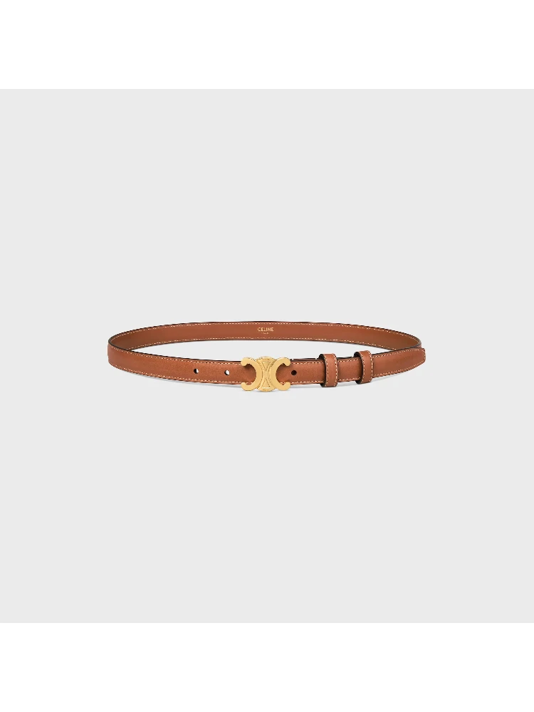 Triomphe leather belt