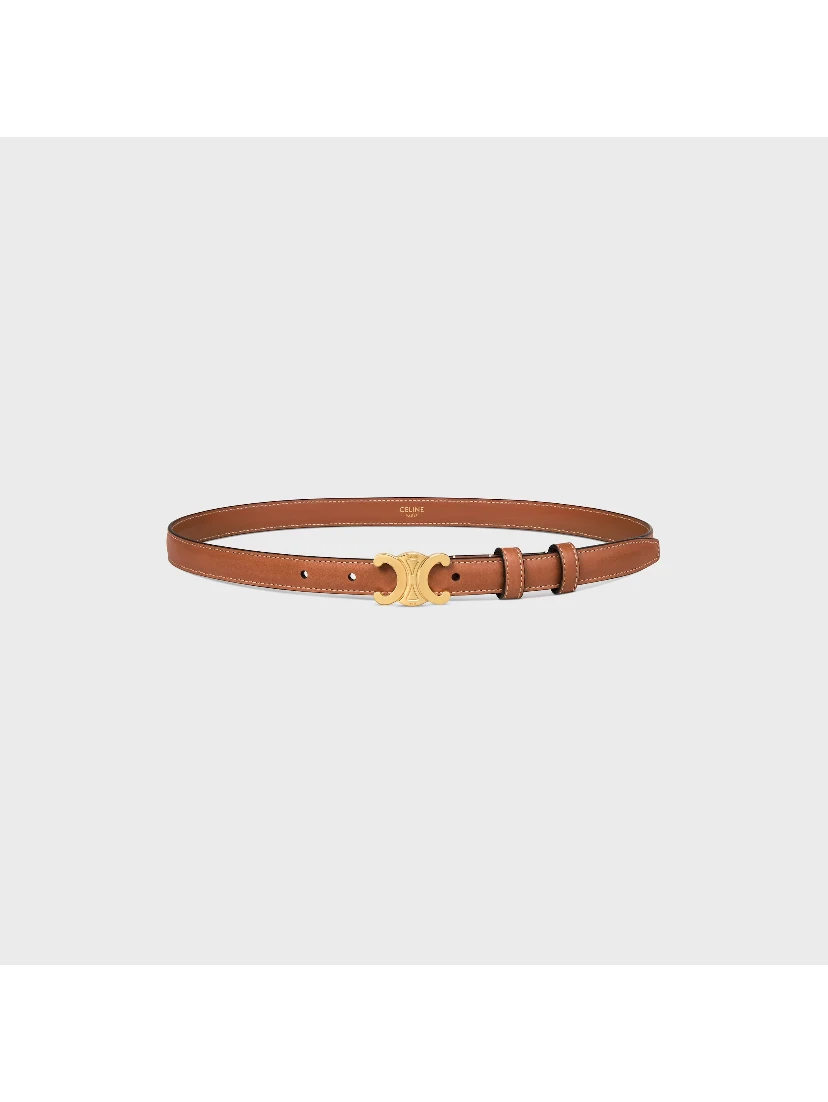 Triomphe leather belt