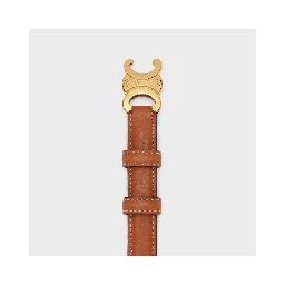 Triomphe leather belt