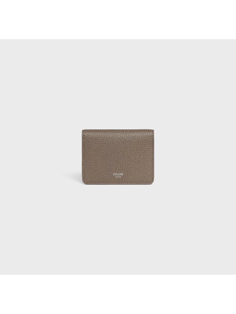Bi-fold leather wallet