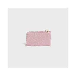 Zippered leather cards holder Triomphe