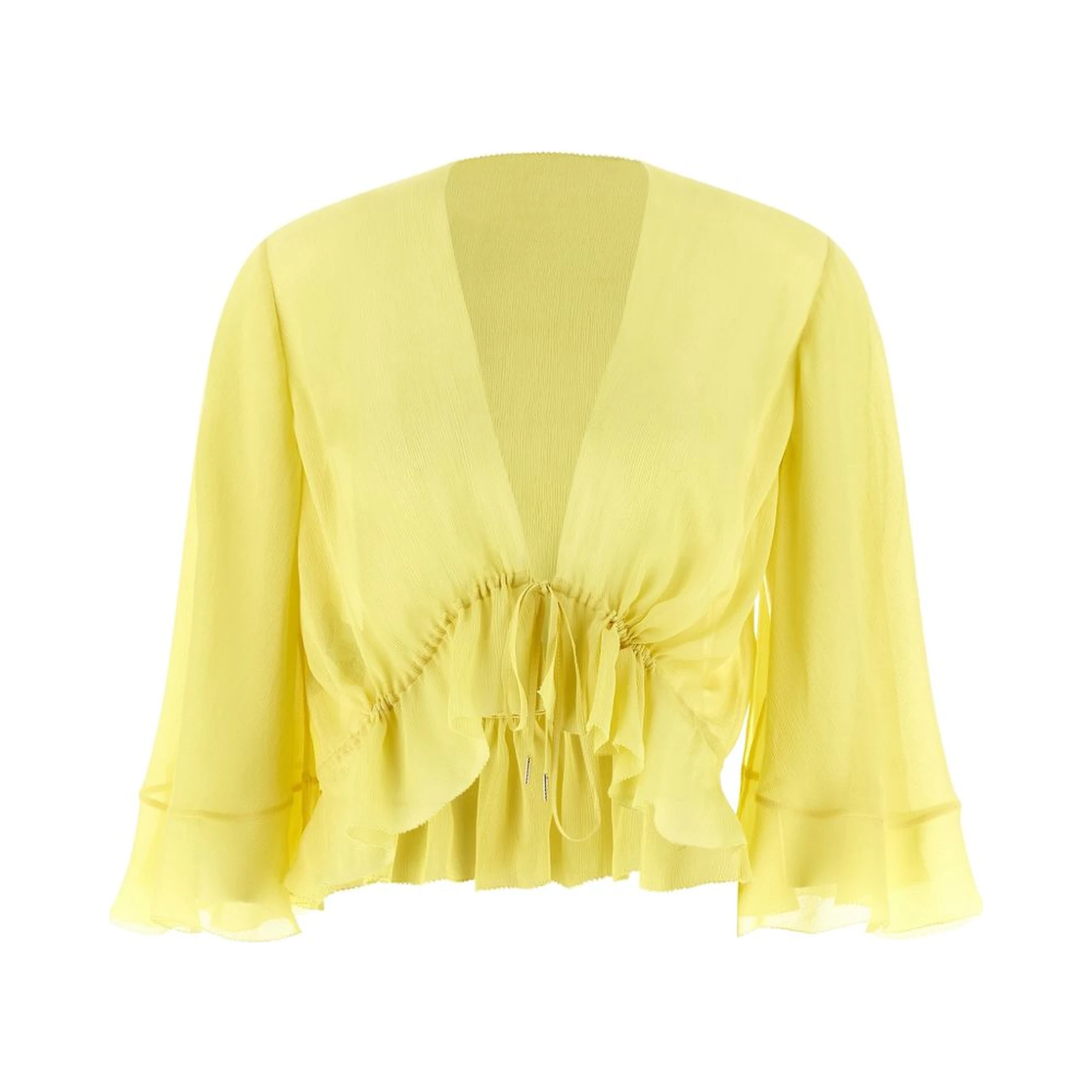 Alberta Ferretti Shirts Yellow