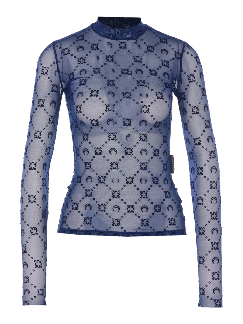 MARINE SERRE Top Blue