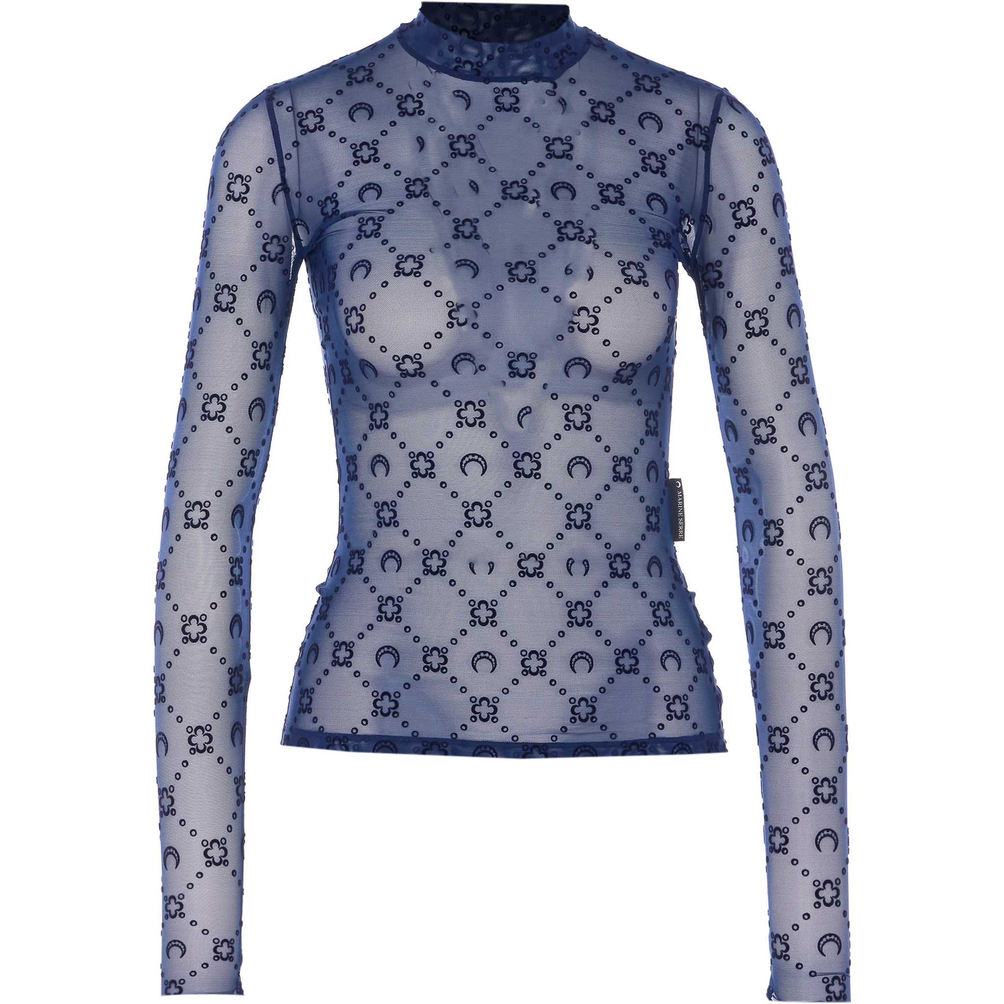 MARINE SERRE Top Blue