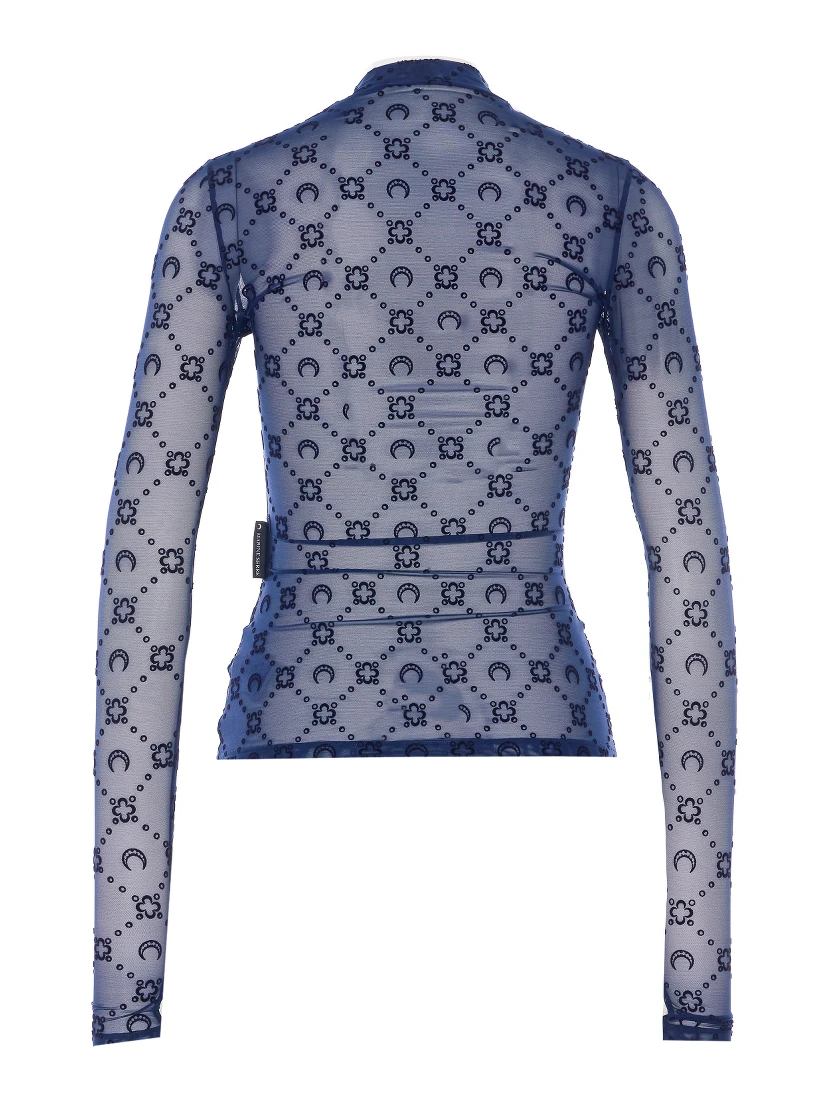 MARINE SERRE Top Blue