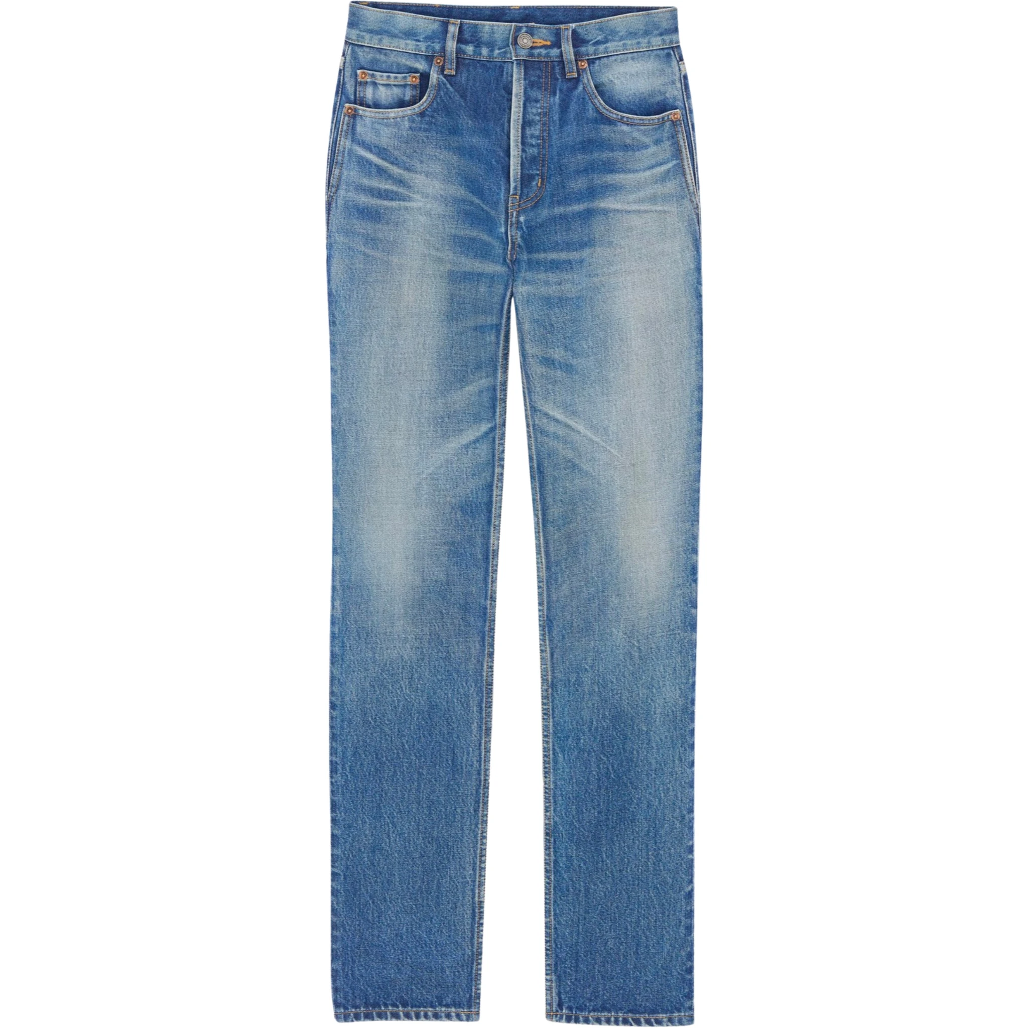 جينز سان لوران أزرق