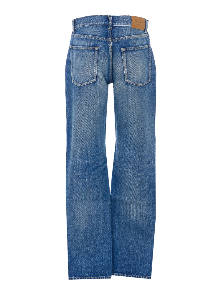 جينز سان لوران أزرق alternative