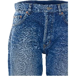 جينز سان لوران أزرق