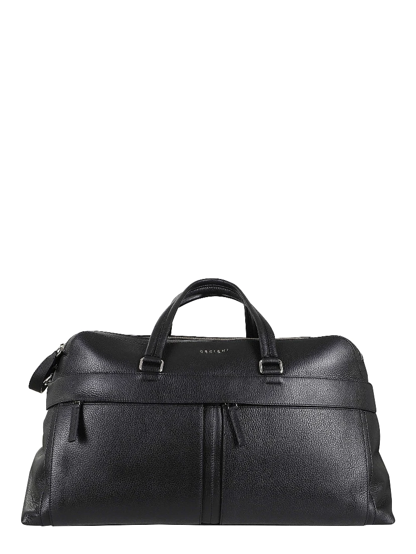 BORSONE MICRON IN PELLE CON TRACOLLA