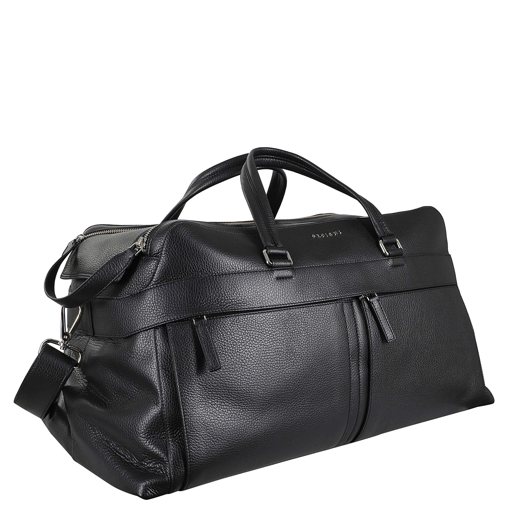 BORSONE MICRON IN PELLE CON TRACOLLA